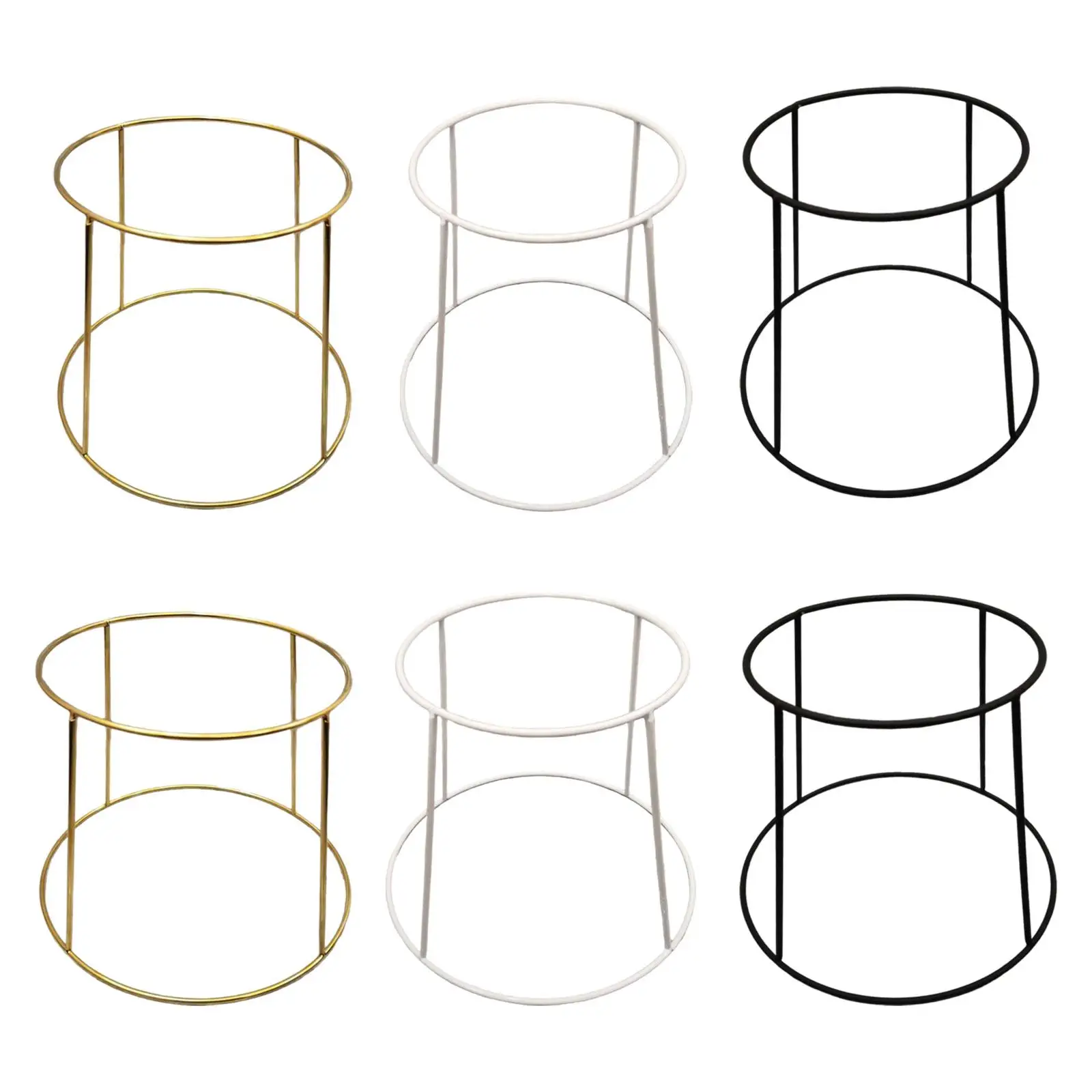 Two Tier Seafood Tray Rack Multifunctional Wire Pizza Platter Holder Stainless Steel Riser for Home Restaurant