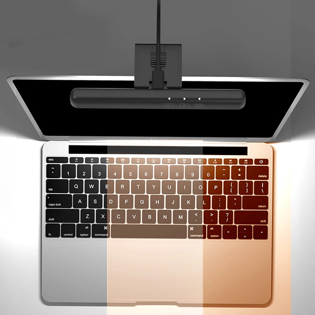 

LED Eye-Protection Lamp 180mm Black Clip Computer Screen Lighting Monitor Hanging Desk USB LED Pendant Small Night Lamp