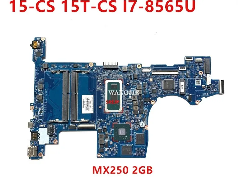 WANGJIE For HP Pavilion 15-CS 15T-CS Motherboard L50259-601 DAG7BMB48C0 L50259-001 With SREJP I7-8565U MX250 2GB 100% Working