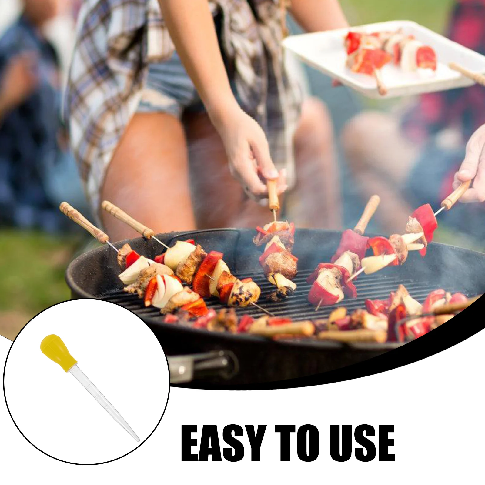 BBQ Greaser Turkey Flavor Baster Injector Meat Barbecue Injection Tool Seasoning Oil Absorption