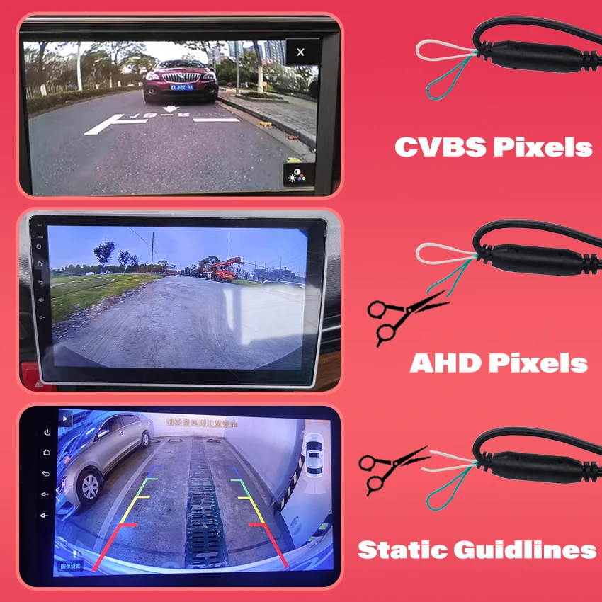 170° AHD 1080P Handle Car Reverse Camera HD For Mercedes Benz W205 Vito W447 W176 ML A180 A200 A260 GLA 250 GLC GLE W117 W166