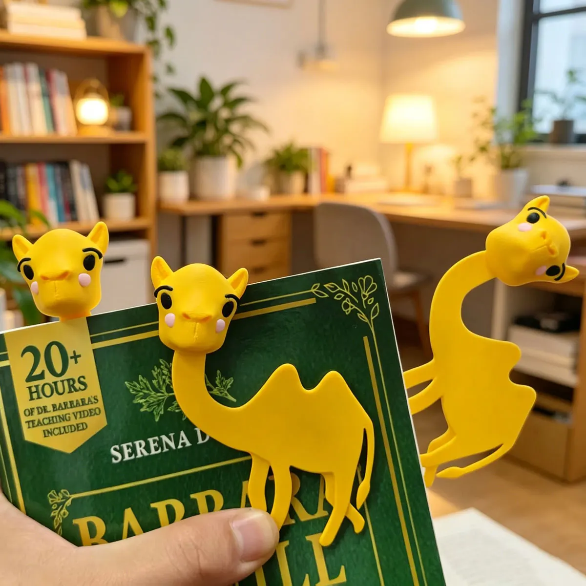 3D Printed Desert Cute Little Camel 3D Bookmark, Healing and Aesthetically Pleasing Reading Divider