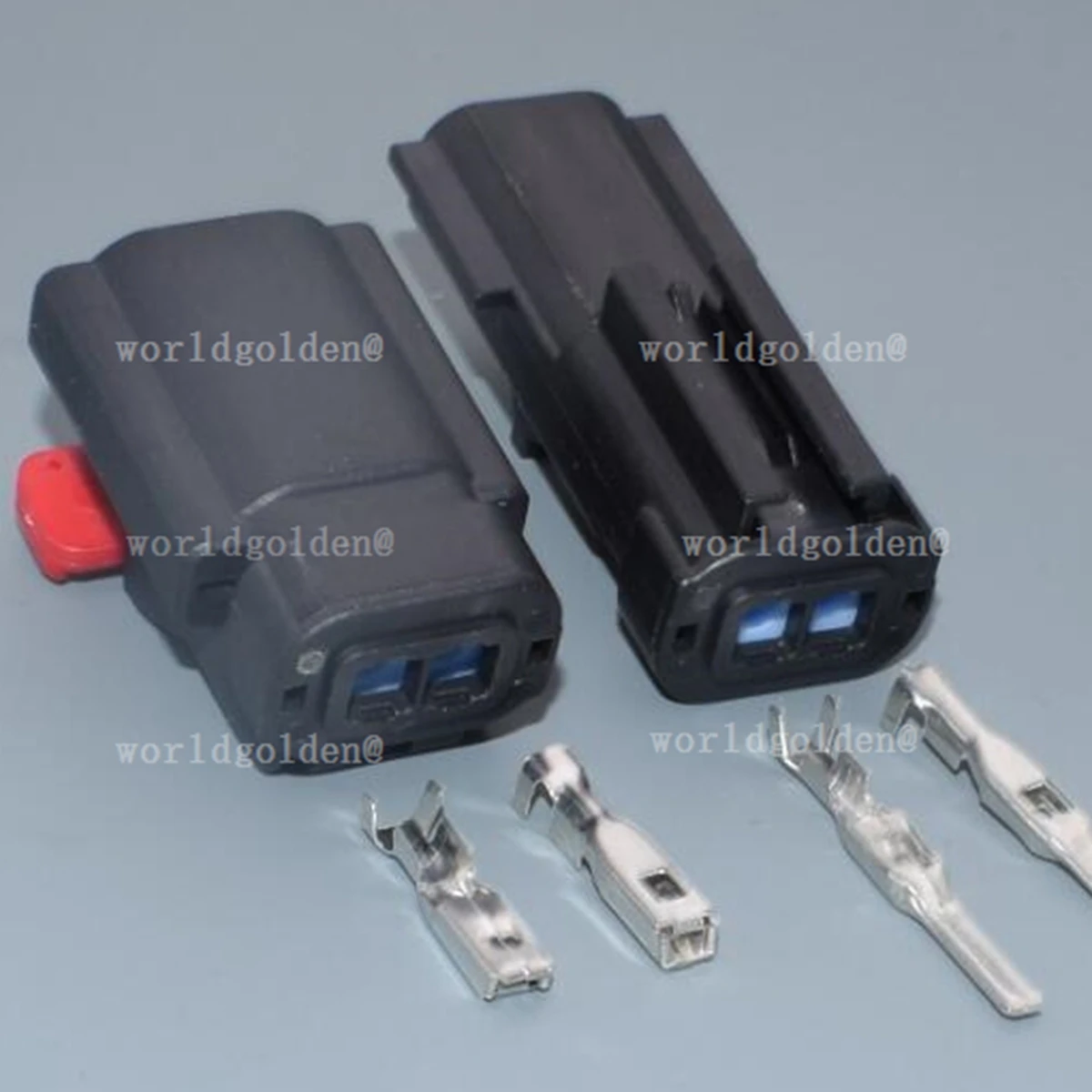 2-Pin Automotive Connector Plug Socket Set with OEM 54200206 54200210 for Universal Vehicles