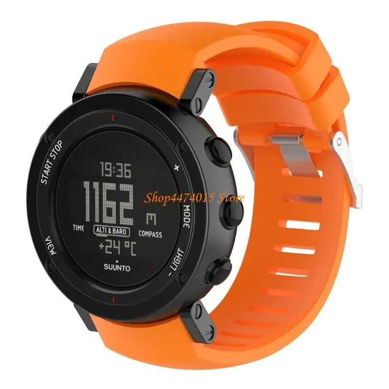Pulsera K1AA para núcleo Alu Black Silicone para Watch Band Anti-Scratch Strap