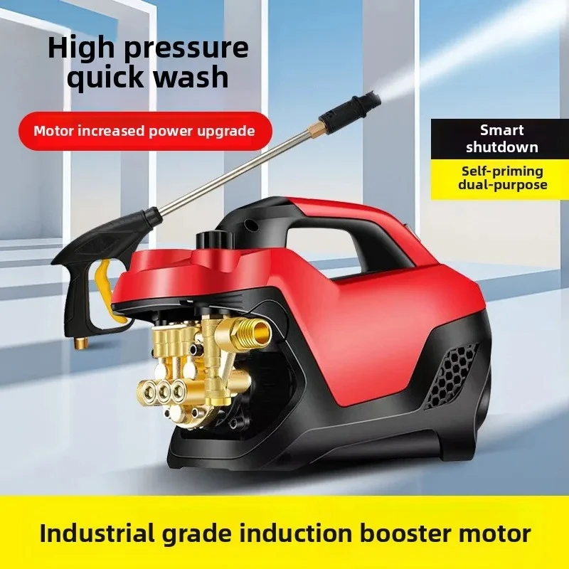 

Пистолет для мойки автомобилей высокого давления 3000 Вт, Мощная водоструйная пушка 220 В, Мощная чистящая машина