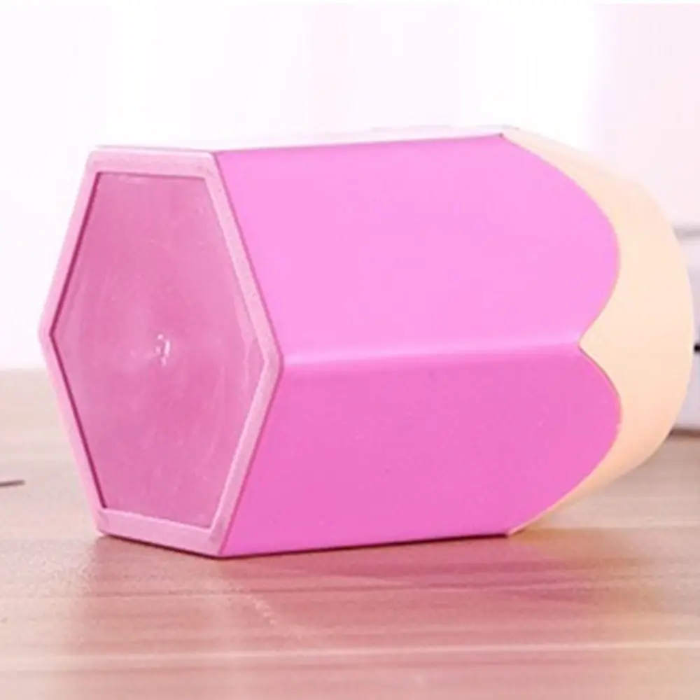 Portable Office Desk Tidy Organiser Pencil Pot Holder Pen Storage Organizer Box Creative Pencil Head Pen Holder