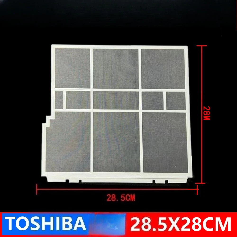 

2 шт. для фильтра кондиционера TOSHIBA, пылезащитный экран, единицы - пылеизоляция, антибактериальный, формальдегидный фильтр 28,5X28 см
