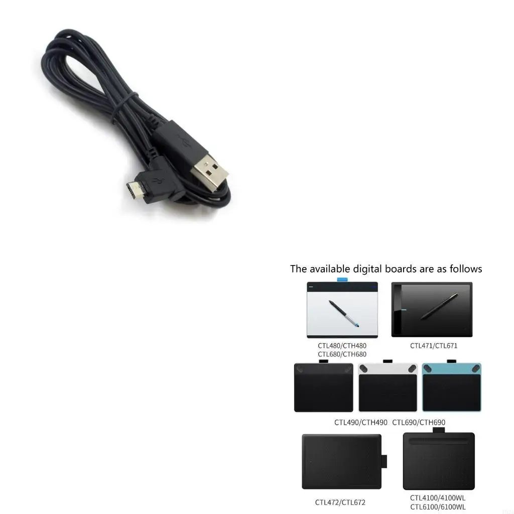 193A 1.8m USB Data Sync Charging Power Supply Cable Cord Line for Digital Drawstring CTL472 672 Tablet