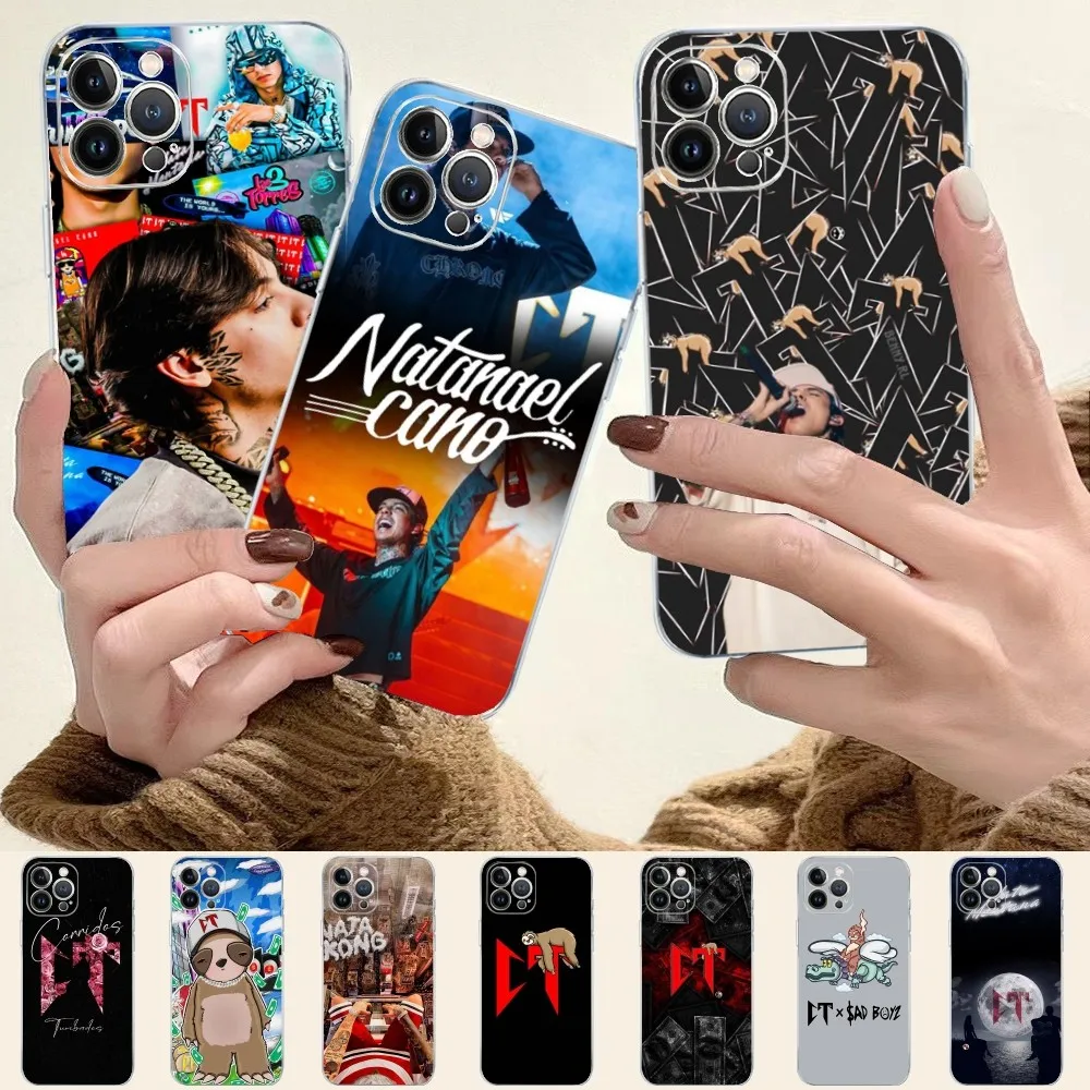 Чехол для телефона Natanael Cano Rapper CT для iPhone 15 14 13 12 Mini 11 Pro XS Max X XR SE 6 7 8 Plus, мягкий силиконовый чехол