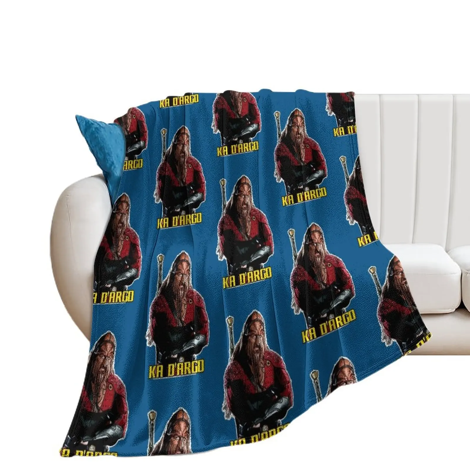 

scifi 90s series ka d'argo Throw Blanket Shaggy Kid'S Bed linens Tourist Blankets