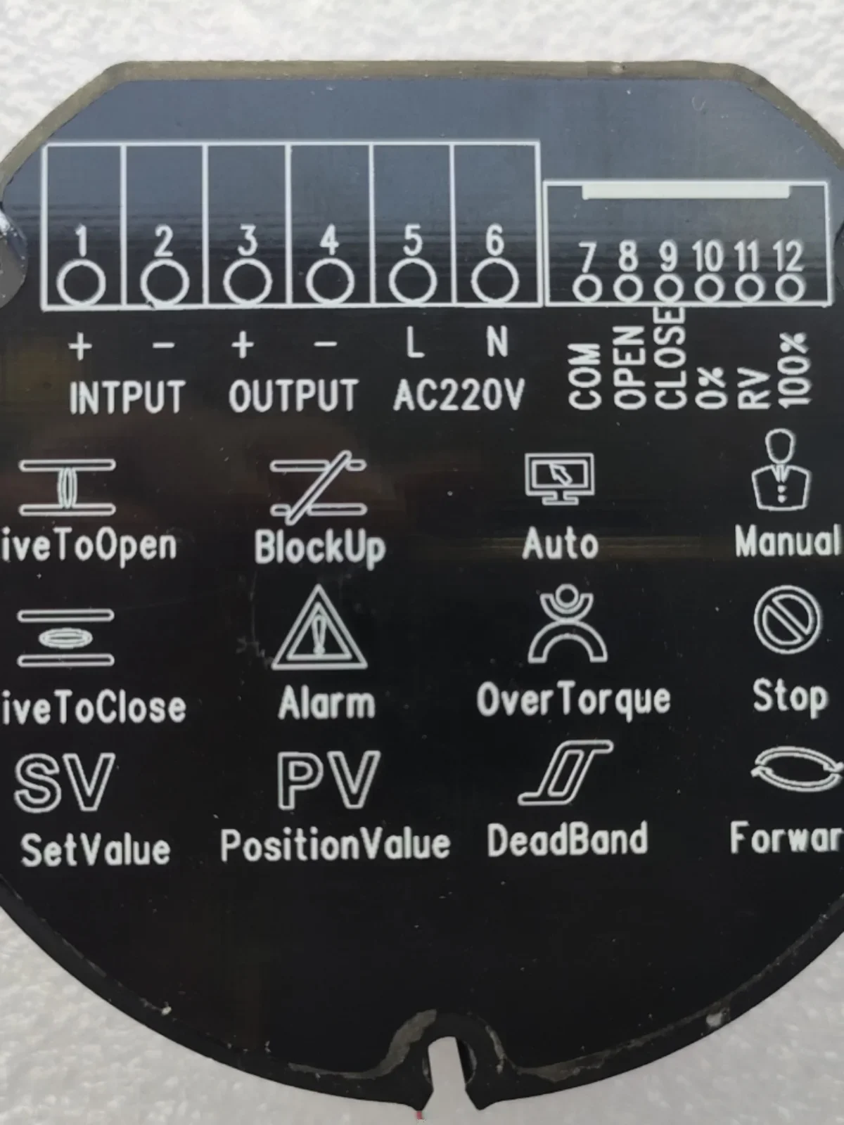 KZQ16-09A Electric valve intelligent positioner, electronic servo controller