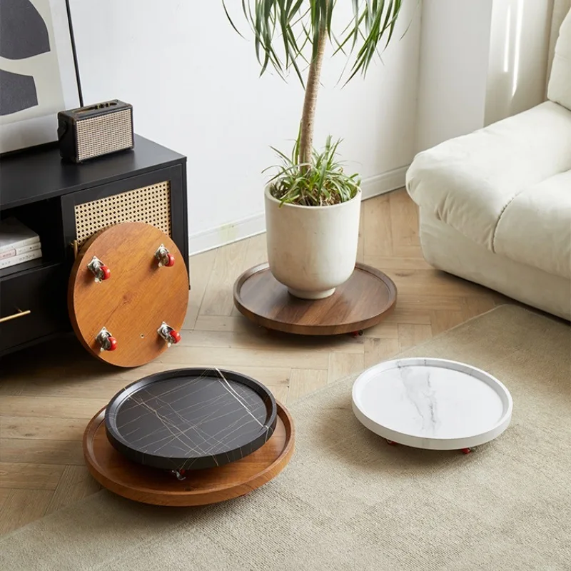 

Оптовая продажа: Усиленная и прочная трансграничная оптовая подставка для цветочных горшков с тормозом, на колесиках, с передвижной базой-роликом, от производителя.