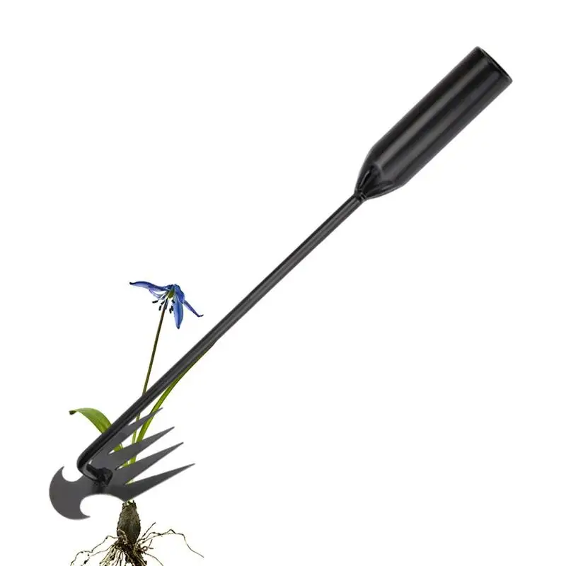 Stainless Steel Weeds Puller With 4 Claws Weeding Artifact Uprooting Weeding Tool Remove Weeds Without Bending Pulling Kneeling