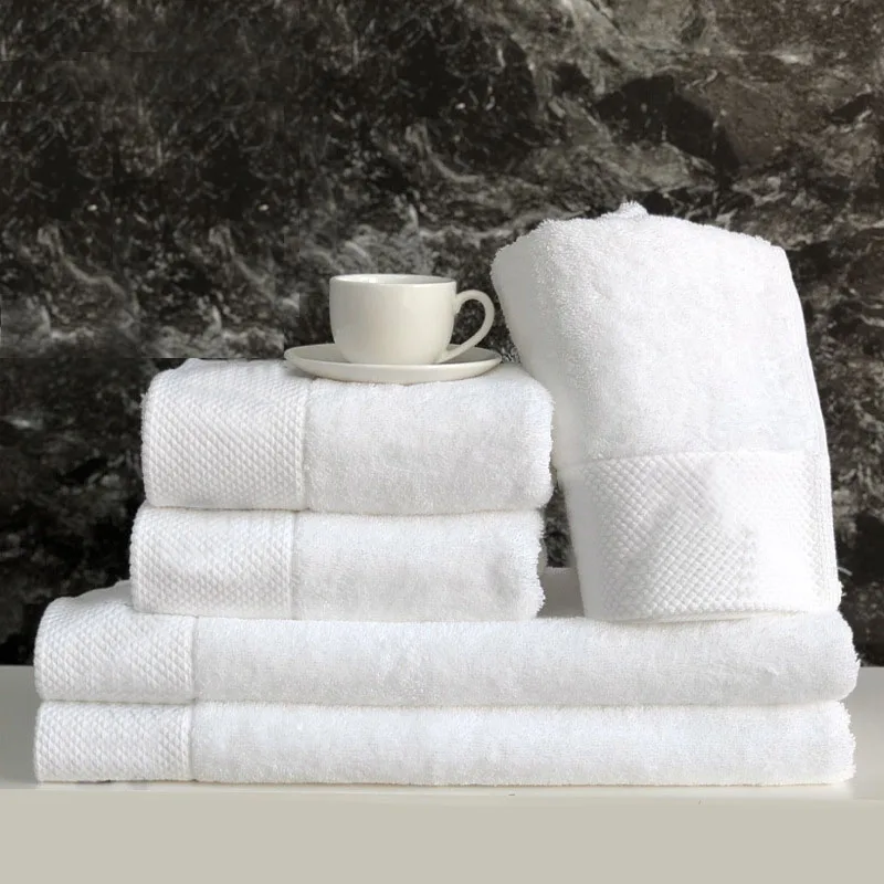 

Five star hotel towel bath towel pure cotton absorbent white salon home Large size Household bathing Hot spring sauna swim