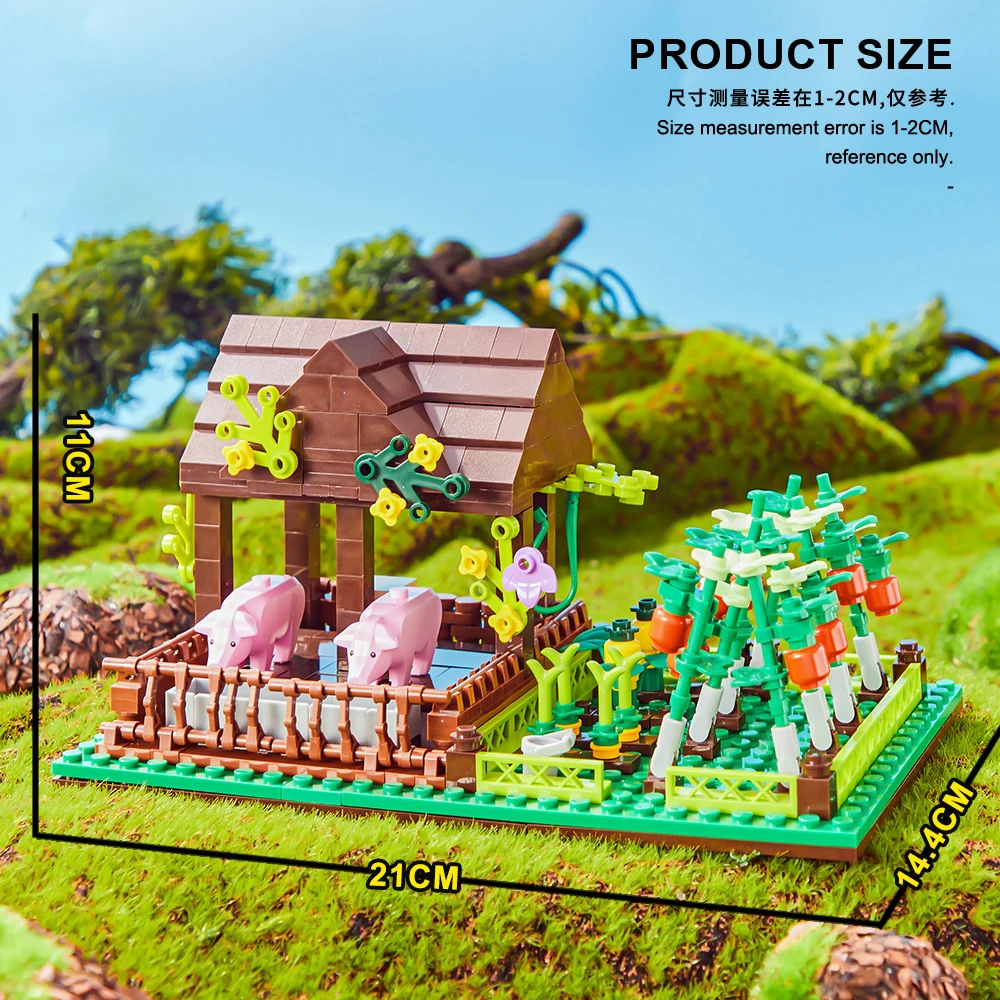 Happy Ranch MOC Building Block - Is Farming Under Agriculture ulasan dan harga