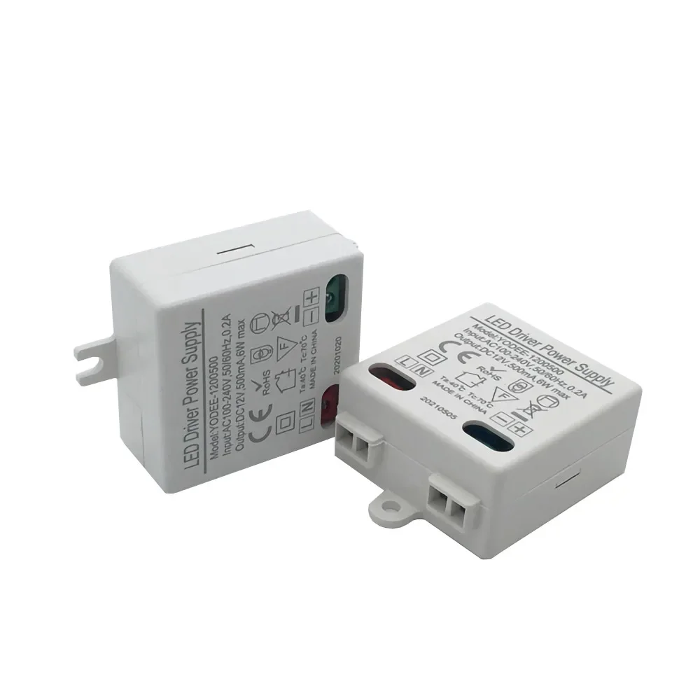 Imagem -02 - Tensão Constante Comutação de Alimentação Led Transformador de Iluminação Adaptador de Energia Tensão Dc12v Dc24v 6w 10w 12w 250ma 500ma 600ma 830ma