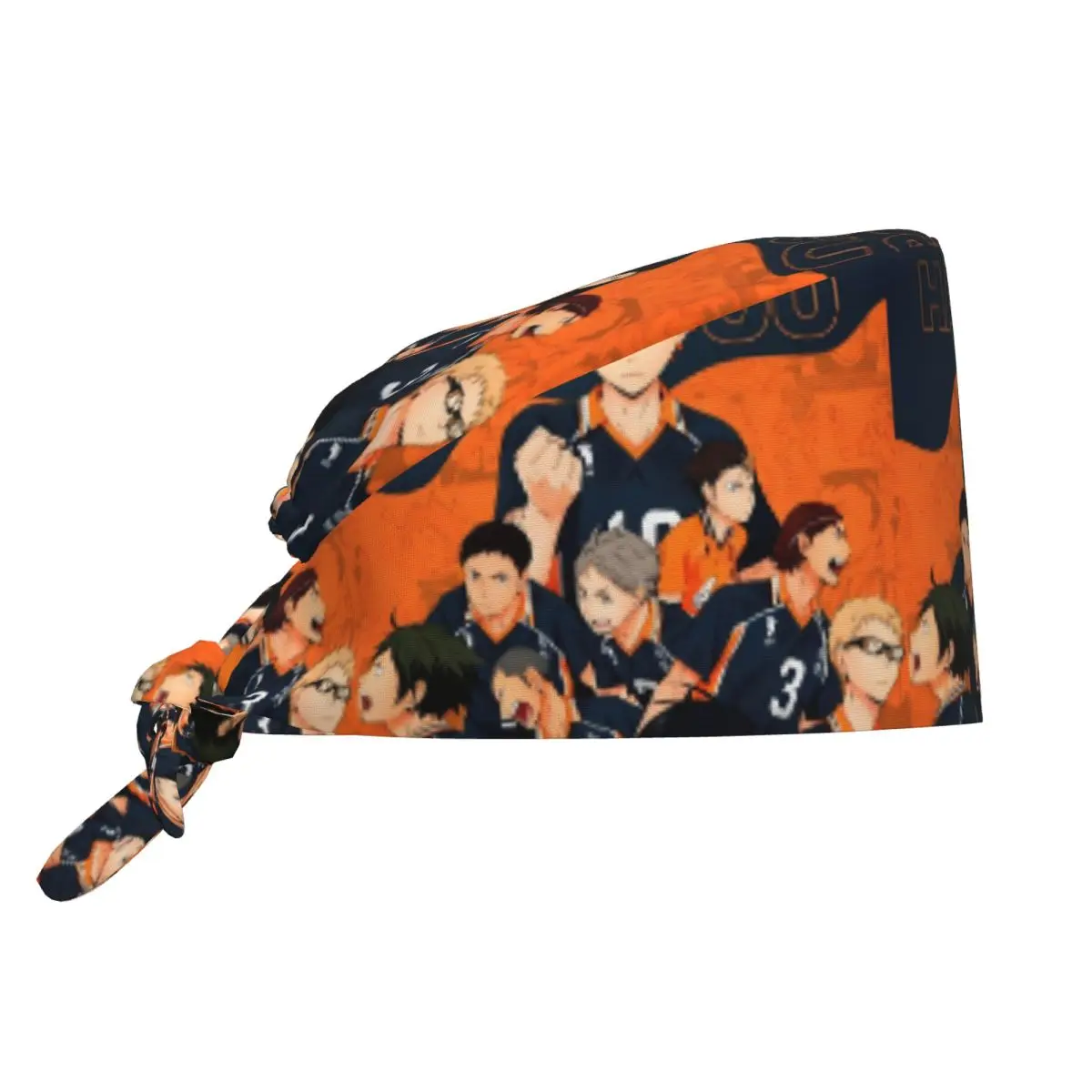 Gorra de trabajo personalizada con estilo de dibujos animados de H-Haikyuues, sombreros quirúrgicos para hombres y mujeres, gorra de quirófano, gorra de enfermería, sombrero de trabajo de laboratorio
