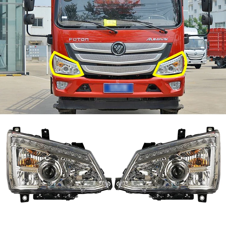 Foton Original Factory Aumark S1 S3 LED Headlights Combined Light Truck Headlights Model L1371010102A0 and L1371010202A0