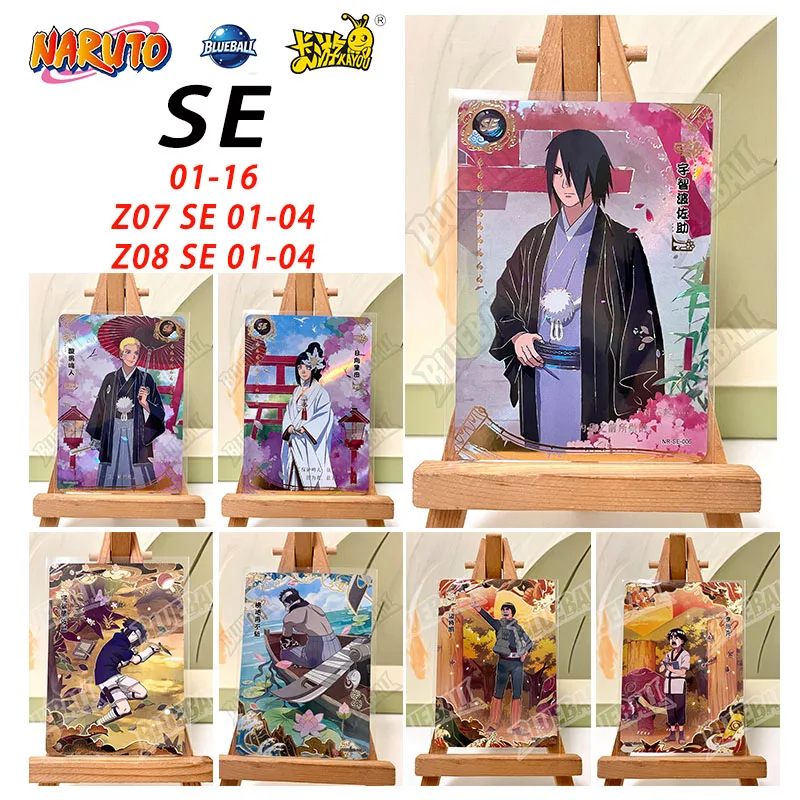 Genuine Kayou Naruto Trading Cards SE Full Series Single Card Sasuke Sakura Hinata Rare Limited Anime Collectible Cards Toy Gift