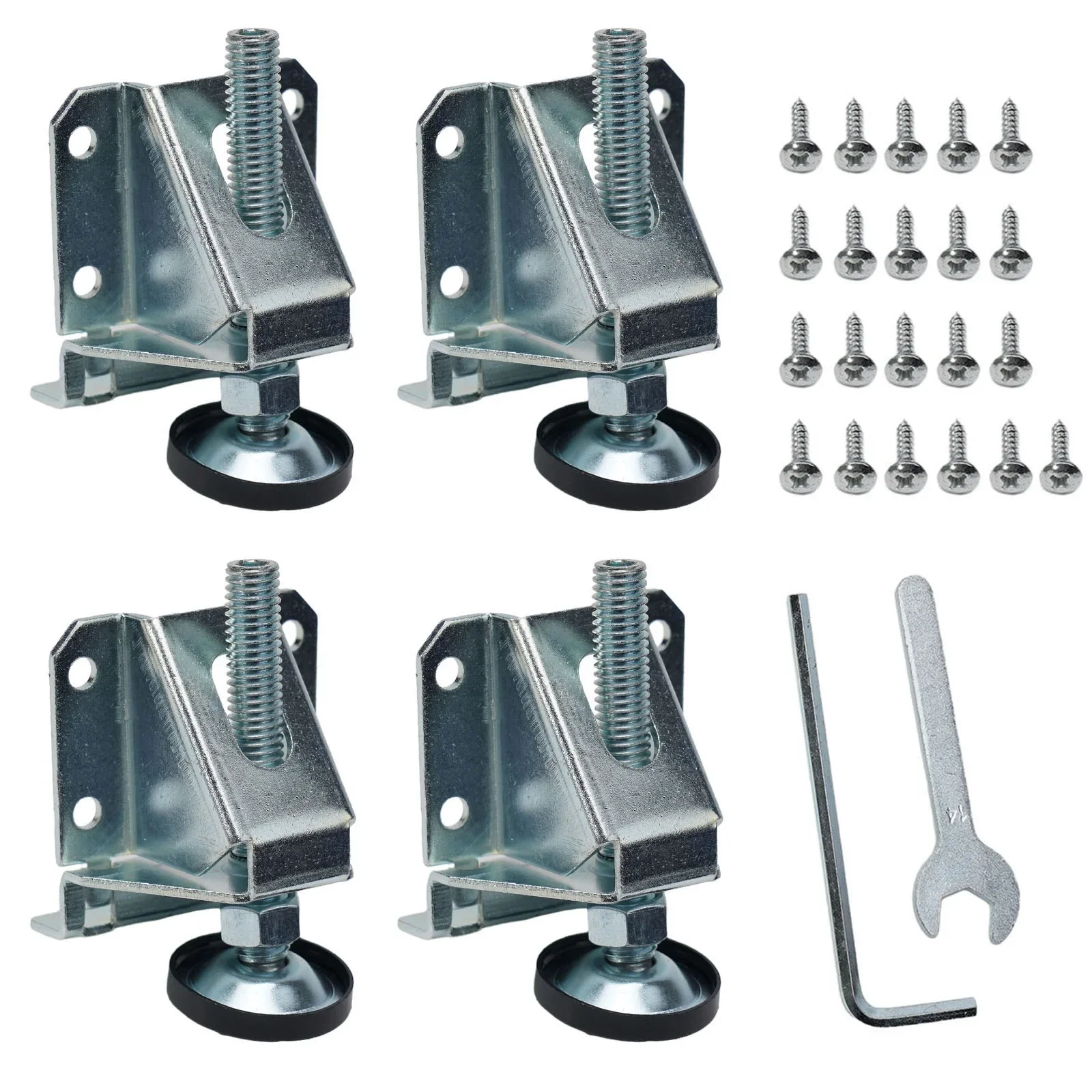 Cabinet Leveling Feet Lock 4Pcs Adjustable Furniture Leg Leveler Protect your furniture High load bearing capacity use