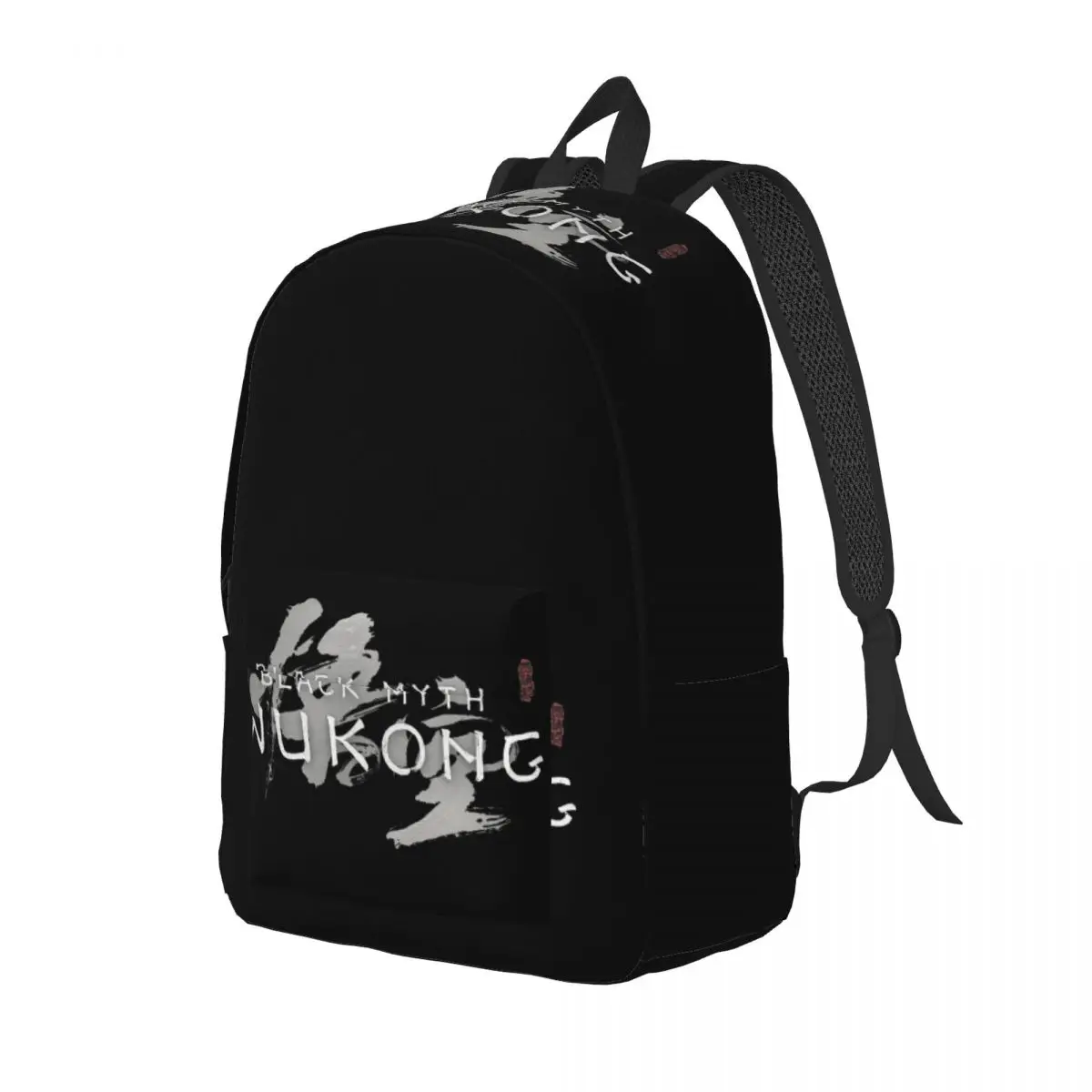 Black Myth Wukong ransel remaja Game, tas kanvas komputer Laptop Pria Wanita, tas kerja legendaris sekolah tinggi tahan lama