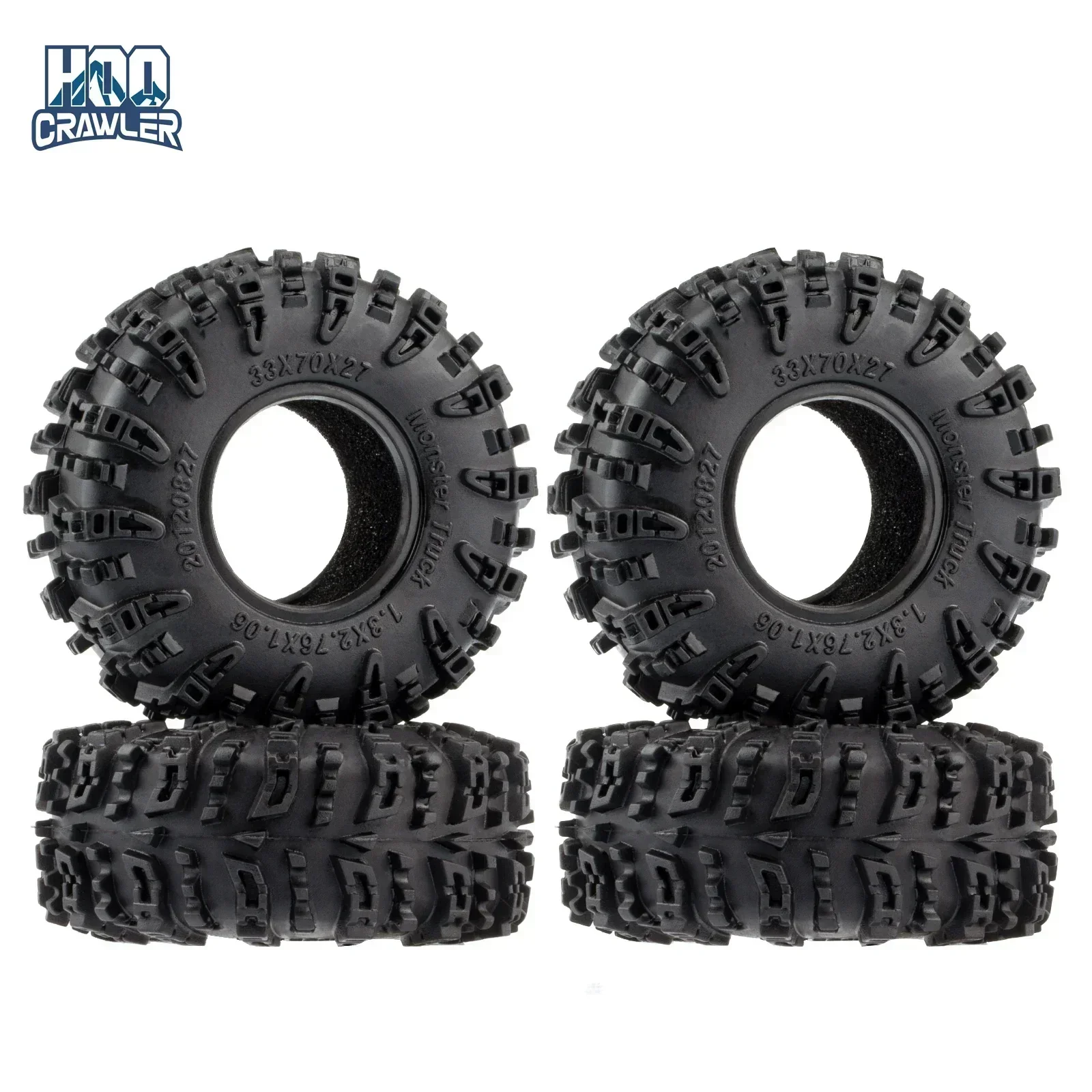 Swamp Claw 70*27mm Mud Terrain Rubber Tyres 1.3