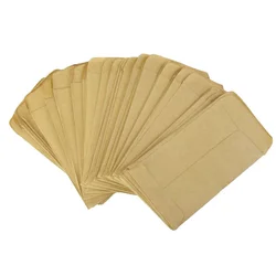 100 Pcs/pack Small Kraft Paper Gift Candy Bag Vintage Wedding Brown Paper 9*13cm