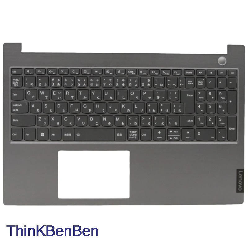 JP Japanese Mineral Gray Keyboard Upper Case Palmrest Shell Cover For Lenovo ThinkBook 15 IML IIL 5CB0W45205