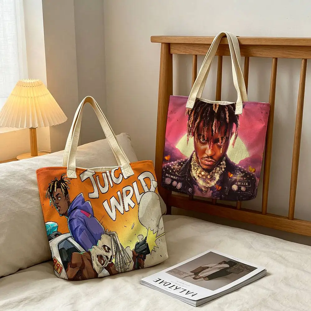 American American rapper J-Juice WRLD Tote Bag, Large Capacity Shoulder Bag, Women's Casual Handbag For Work School Shopping - Aliexpress Deal