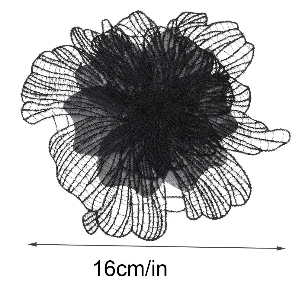 Parches de flores hechos a mano decorativos para vestido, parches de encaje de flores para coser multicapa, apliques de tela, parches bordados