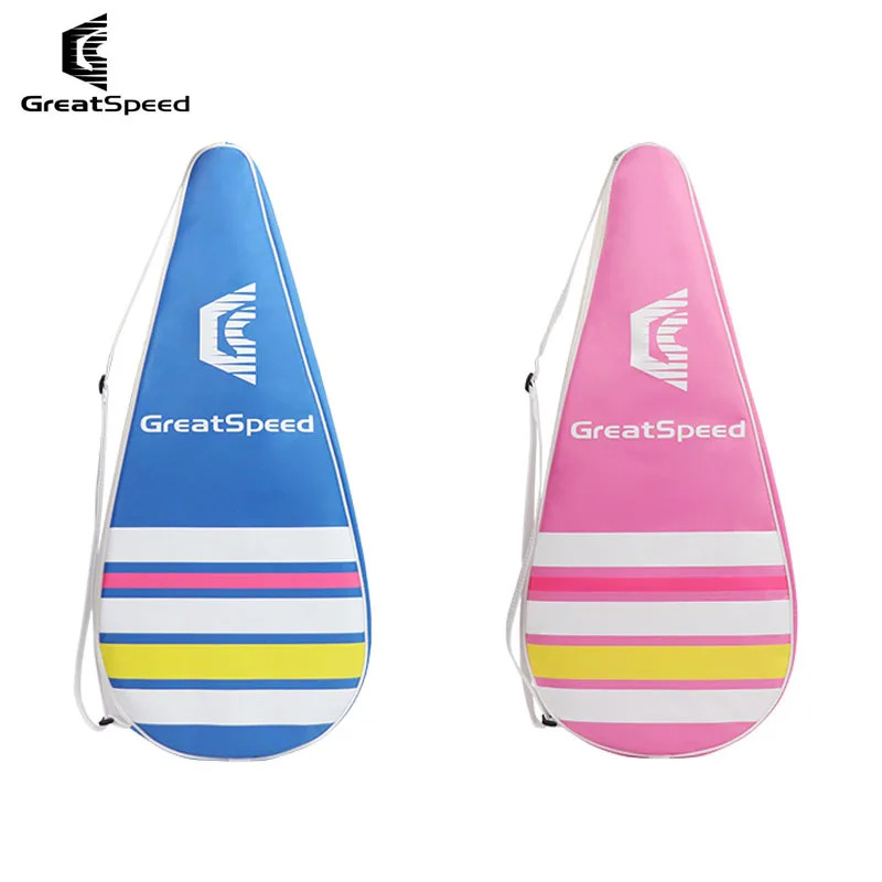 Children 21in 23in 25in 26in Tennis Cover GreatSpeed Kids Pink Blue Tennis Racket Bag Gilrs Boys Training Tennis Shoulder Bags
