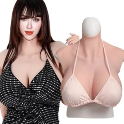 Silicone Big boobs Sexy Artificial Breast forms breathable Male to Female for Cosplay Crossdress New chest Eyung coplay