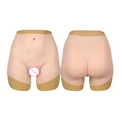 Silicone Vagina Underwear Pants Pussy Hide Penis Opend Anus Crossdressing Transgender Shemale Gay Discreet Packaging Dropship