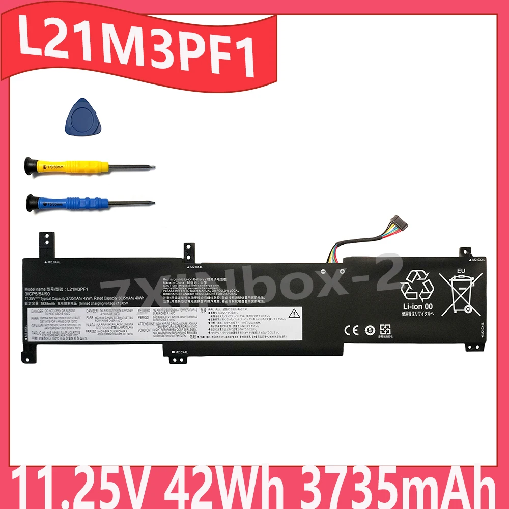 L21M3PF1 11.25V 42Wh 3735mAh OEM Laptop Battery For Lenovo IdeaPad 1 14ADA7 14ALC7 14IAU7 15ADA7 15ALC7 Series L21M3PF0