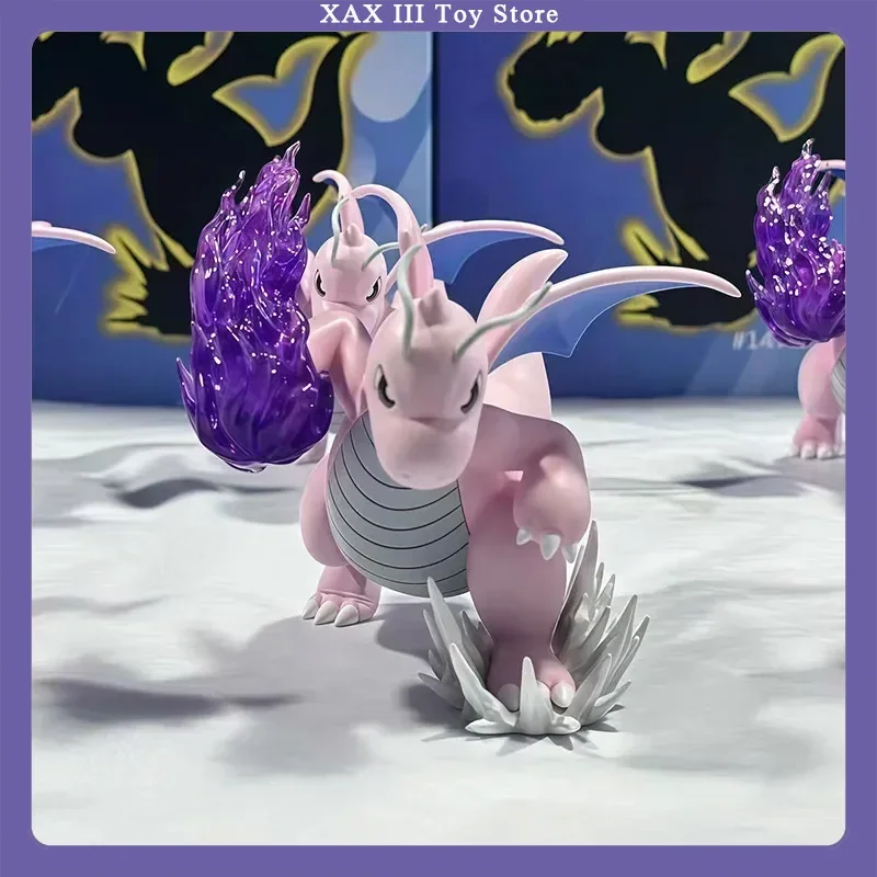 

10cm Pokemon Action Figure Fire Punch Dragonite Gk Anime Figure Popular Toys Model Ornament Collection For Boy Anime Doll Gift