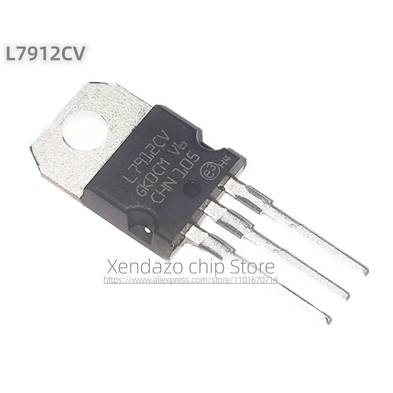 10pcs/lot L7912CV L7912 TO-220 package Original genuine 12V 1.5A