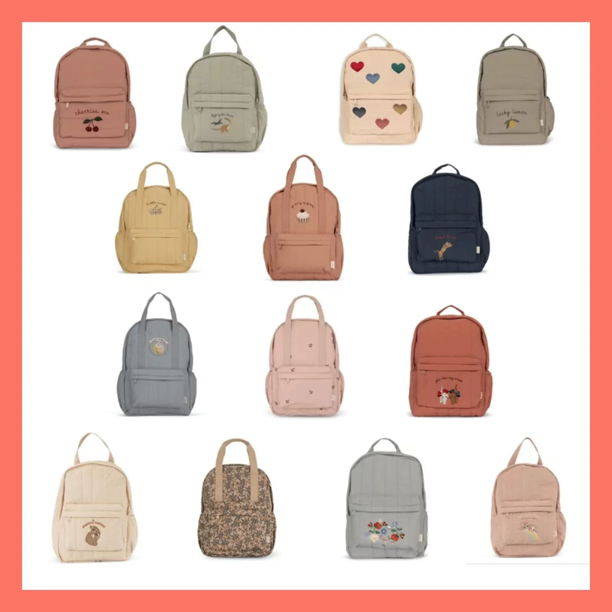 New  Baby Backpack Parent-child Kids Schoolbag Kindergarten Bags Brand Traveling Cherry Children's Boys Girls Mom Storage