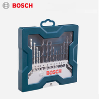 Bosch Mini Drill Accessories 15 Pcs Electric Screwdriver Bits Screwdriver Extension Rod Electric Drill Bit Metal Wood Drill Set