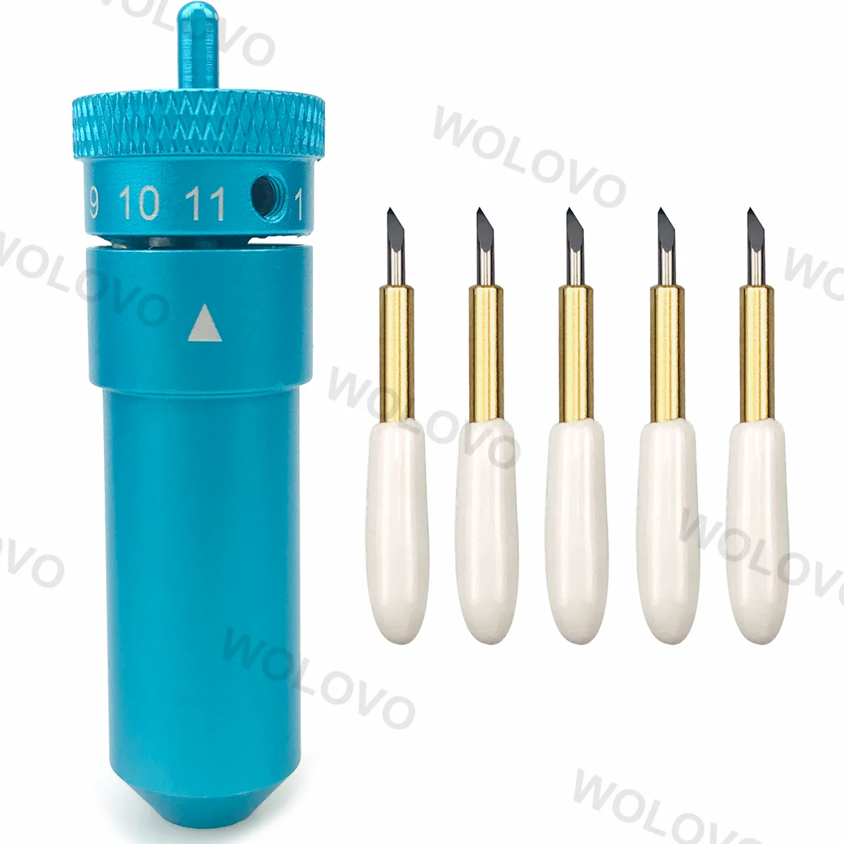 5 قطعة شفرات عميقة نقطة الراسمة وحامل 1 قطعة لـ Graphtec صورة ظلية النقش 3 صورة 2 CB09 CB15 Curio