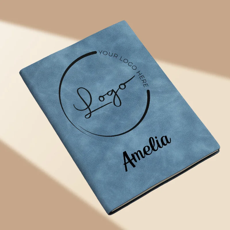 1 Custom Logo-printed Notebook with Personalized Letters and Names, Custom Corporate Logo Notebooks with Photo Customization