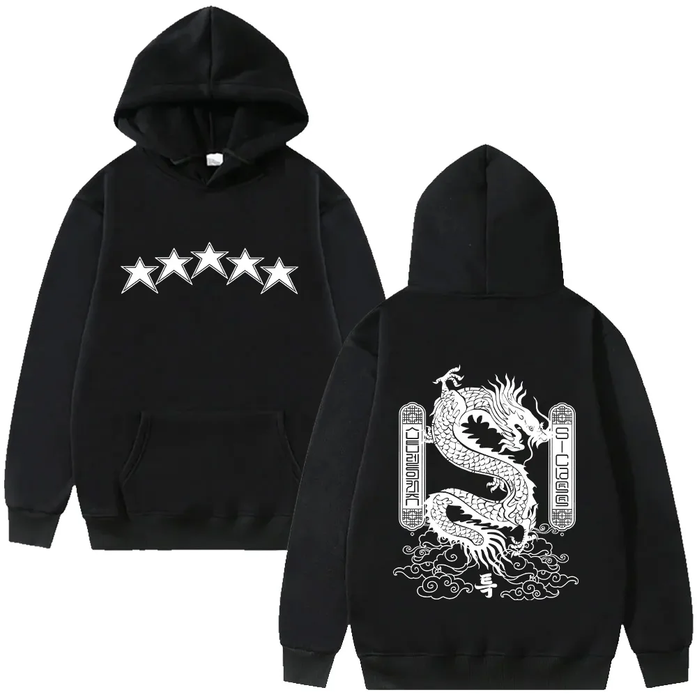 5-Star Dragon Graphic Hoodies SKZ Merch Sweatshirts Kpop High Street Clothing Retro Harajuku Aesthetic Top Women Men Pullovers view 4
