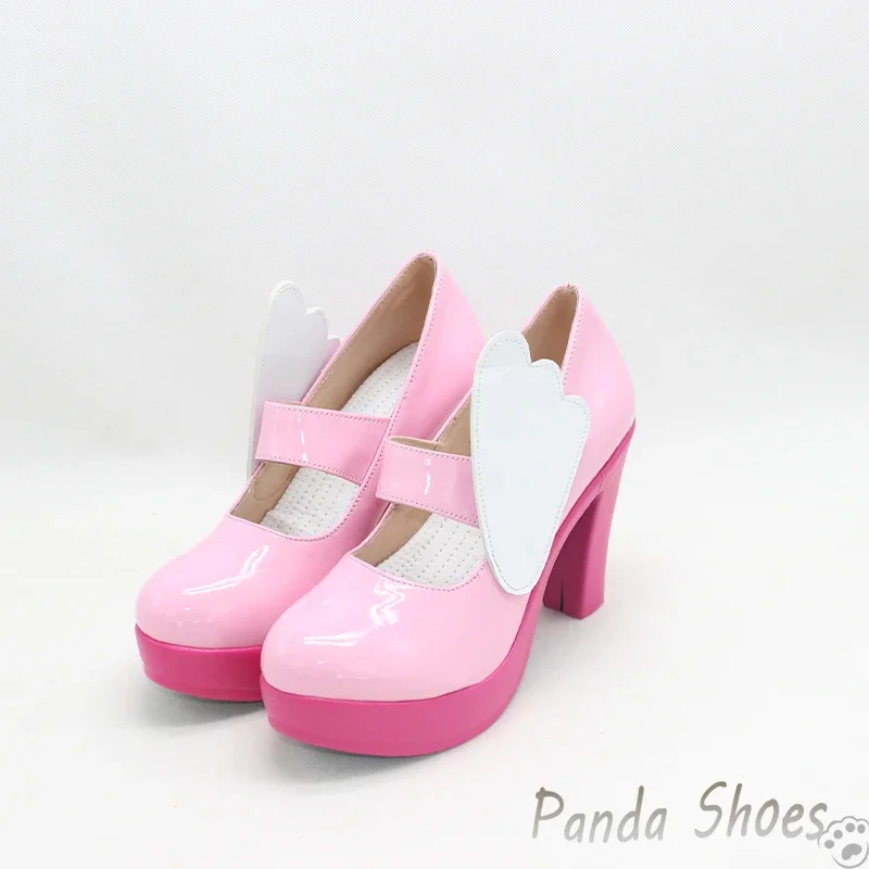 Juego Rebellion Yumemi Riamu Cosplay zapatos Anime Cos Comic Cosplay disfraz Prop zapatos para fiesta de Halloween Con