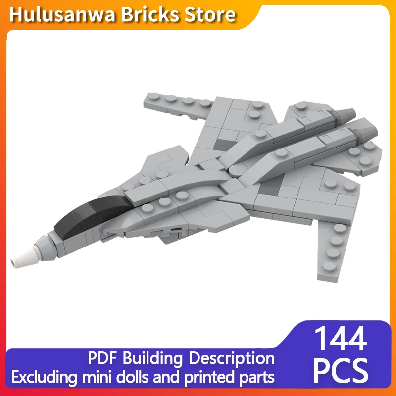 

Popular Game Model MOC Building Bricks Classic Fighter Jets Modular Technology Gifts Holiday Assemble Children Toys Suit
