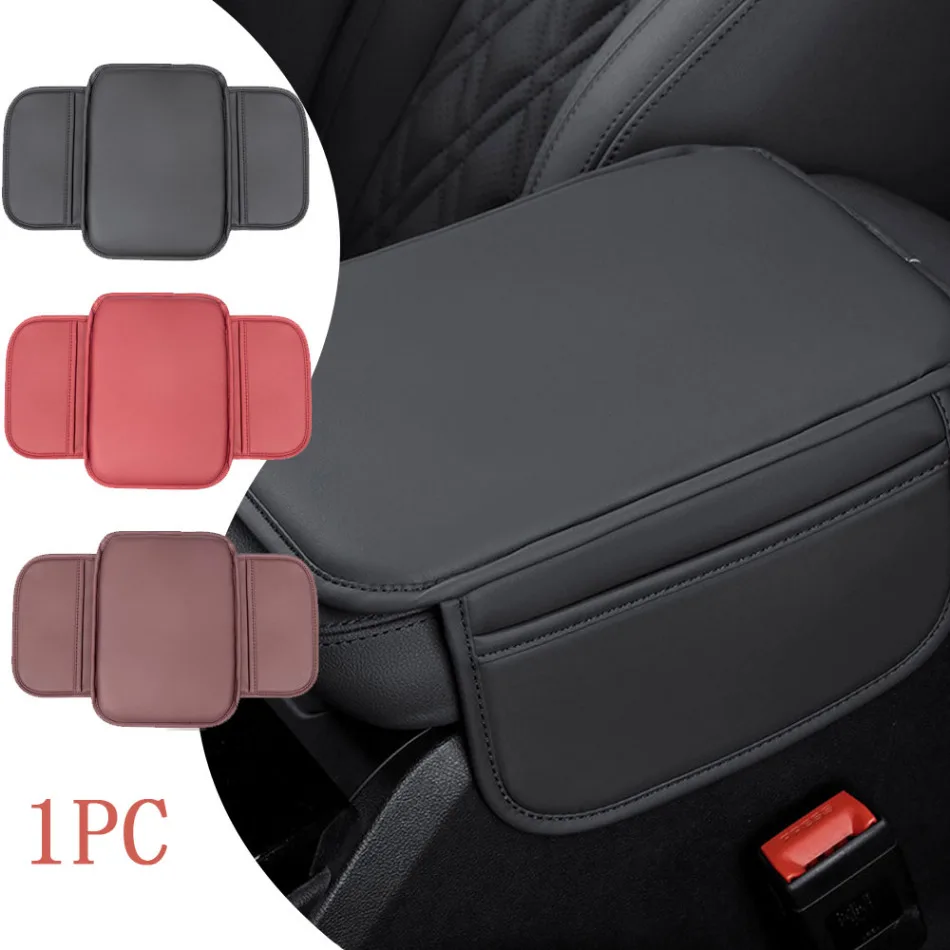 1pc Auto Armrest Box Cushion Pad Interior Accessories Car Multifunctional Side Storage Bag Universal Car Elbow Support Cushion