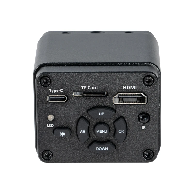 Imagem -02 - Câmera de Microscópio de Vídeo Eletrônico Digital Lupa Industrial Armazenamento de Cartões tf Hdmi Usb 4k 8.3mp Tipo-c Full hd