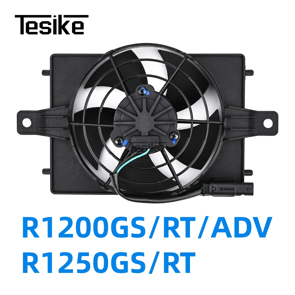 Motorcycle 12V Cooling Fan Oil Cooler Water Radiator Fan For BMW R1250 GS R1200 GS ADV Cooler Cooling Electric Sliding Fan Parts
