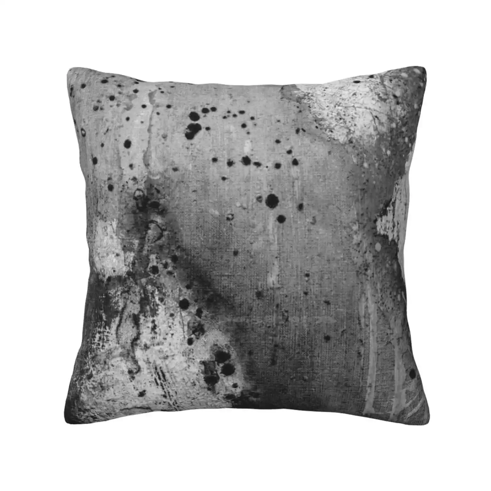 Gray Abstract Fashion Sofa Throw Pillow Cover Pillowcase Black And White Minimalist Art Large Art Scandinavian Modern Art Ink