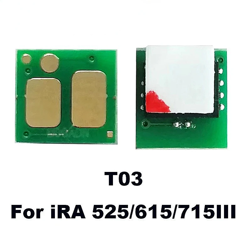 8PCS T03 Chip DX717/617/527 WW For Canon image RUNNER ADVANCE 525/615/715III/715iII/715iFZ II/615i II/615iFZ/525i/525iiFZ