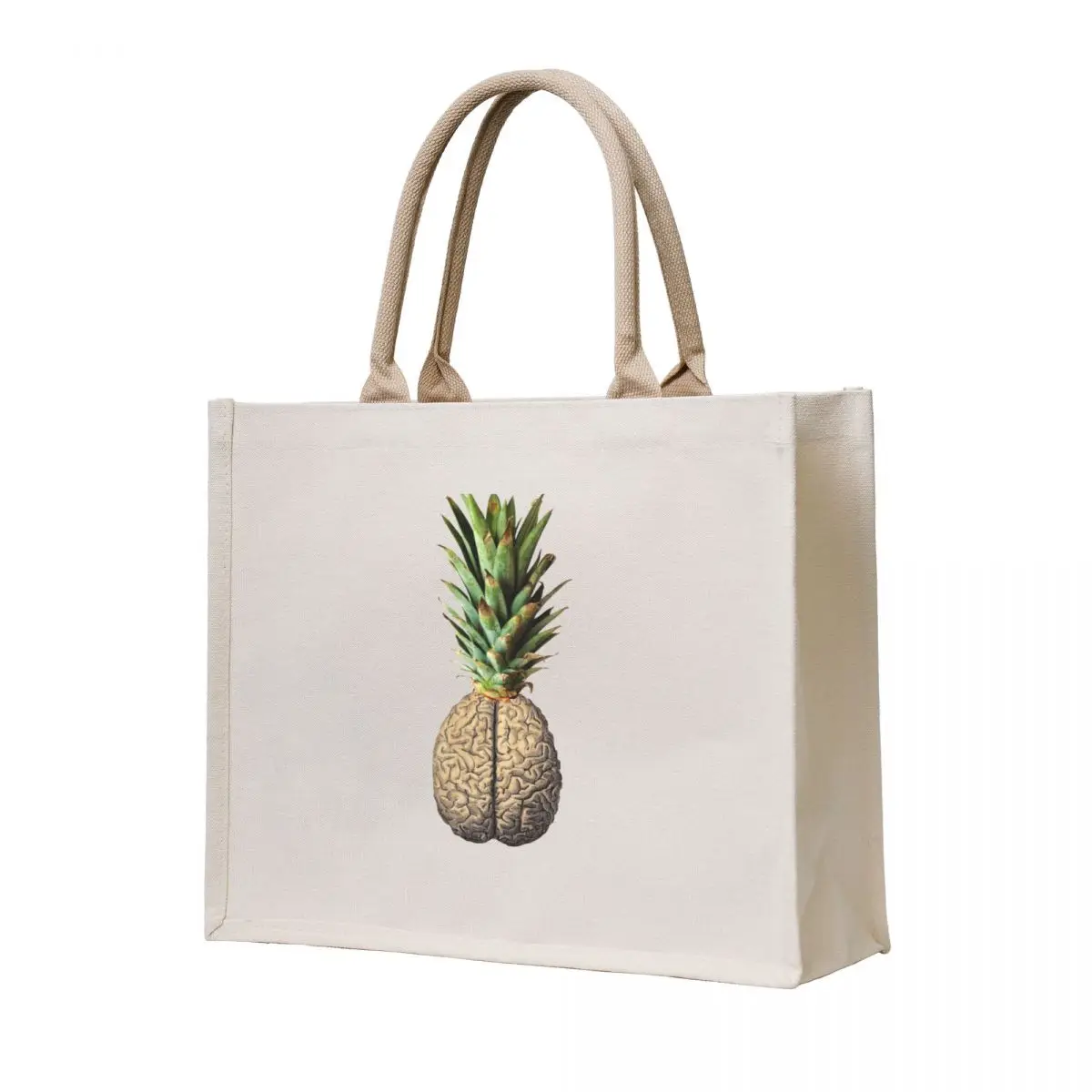 

Pinebrain (pineapple) Tote Bag personalized tote tote bag canvas free delivery bags Fabric bag