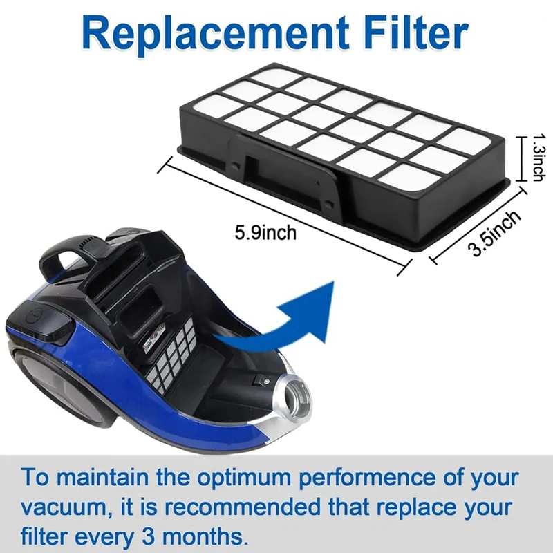 Filtro Hepa Para Rowenta RO69XX X-Trem Power ZR 006001   Acessórios para aspirador de pó RO6941EA RO6951EA RO6954EA RO6963EA RO6984EA